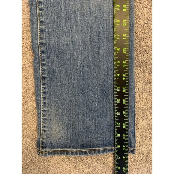 Old Navy Women's Jeans Size 6 Regular Blue Denim Curvy Mid Rise Stretch GUC - Picture 9 of 13